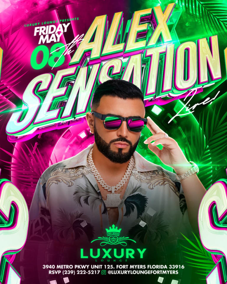 Event - Alex Sensation - Fort Myers, Florida - May 8, 2026 | concert tickets