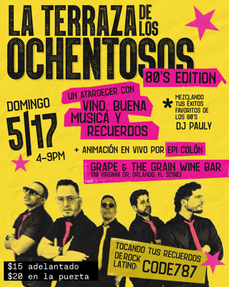 Event - La Terraza de Los Ochentosos  - Orlando, Florida - May 17, 2026 | concert tickets