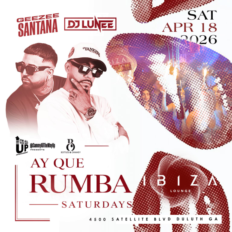Event - Rumba Saturday w/ DJ Lunee & DJ Geezee Santana - Duluth, Georgia - April 18, 2026 | concert tickets