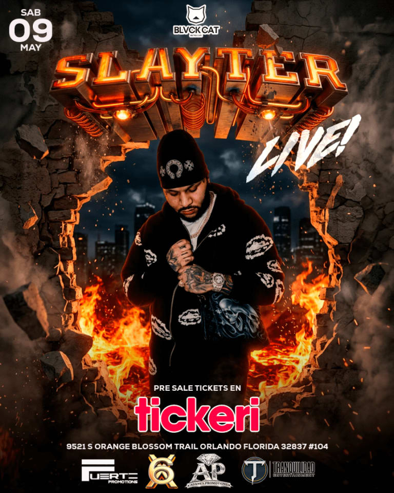 Event - SLAYTER  - Orlando, Florida - May 8, 2026 | concert tickets