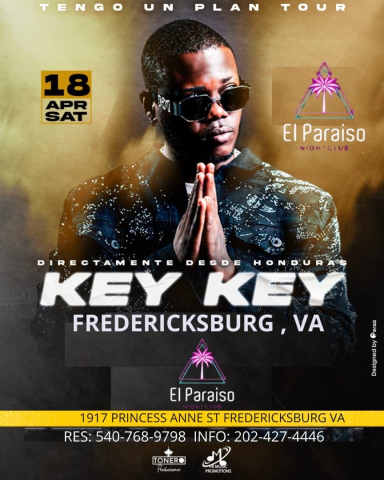 Event - Key Key en Fredericksburg, VA - Fredericksburg, Virginia - April 18, 2026 | concert tickets