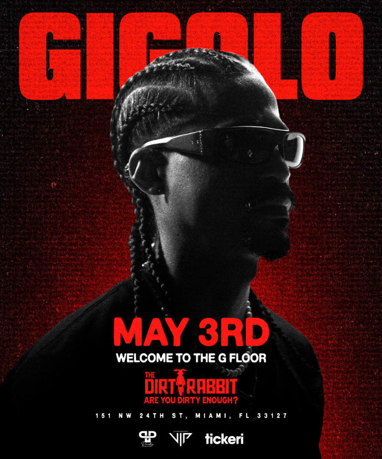 Event - GIGOLO MIAMI - Miami, Florida - May 3, 2026 | concert tickets