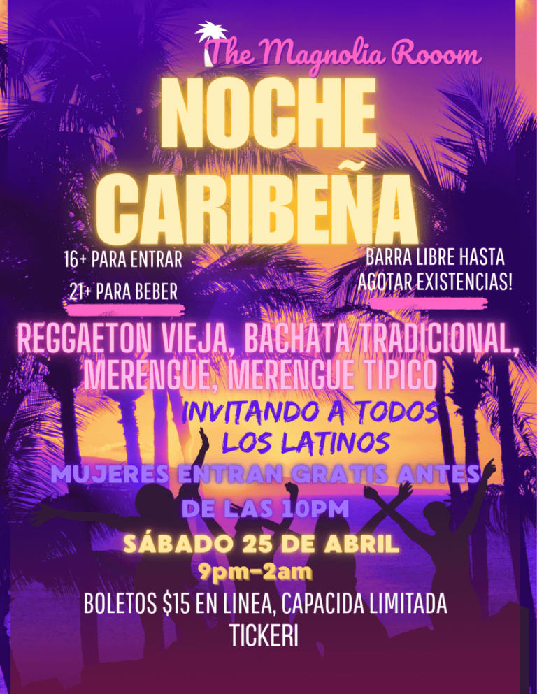 Event - NOCHE CARIBEÑA EN EL MAGNOLIA ROOM - Norco, Louisiana - April 25, 2026 | concert tickets
