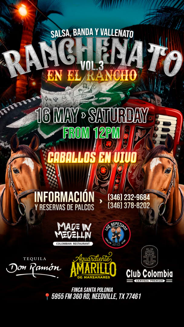 Event - RANCHENATO  FEST VOL. 3  - Needville, Texas - May 16, 2026 | concert tickets