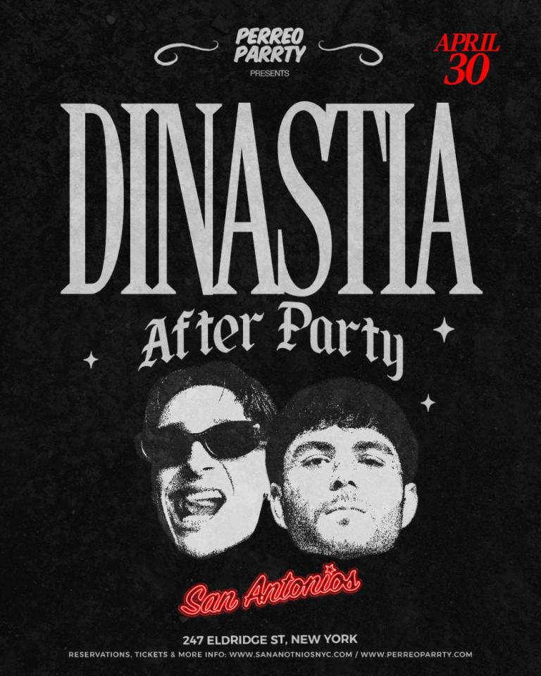 Event - DINASTIA Peso Pluma After Party @ San Antonios NYC - New York, New York - April 30, 2026 | concert tickets