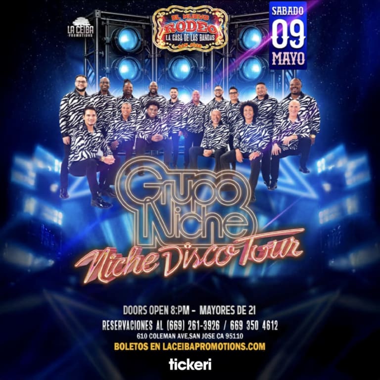 Event - Grupo Niche en San José, CA – Niche Disco Tour en El Nuevo Rodeo - San Jose, California - 9 de mayo de 2026 | concert tickets