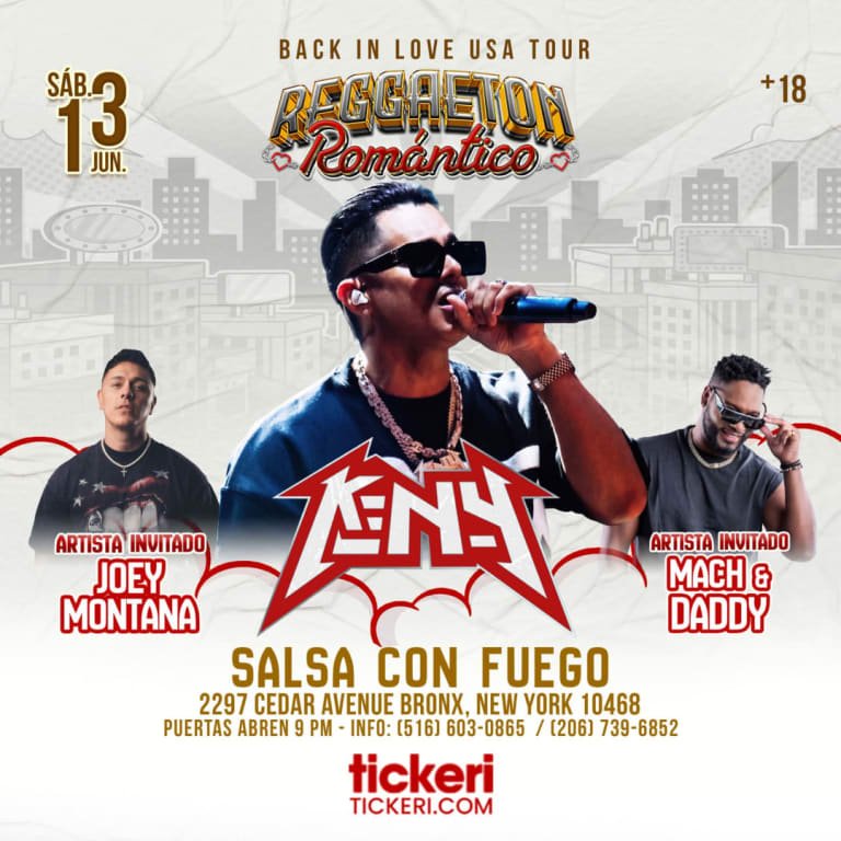 Event - KenY - Mach and Daddy- Joey Montana en New Jersey - Passaic, New Jersey - June 13, 2026 | concert tickets