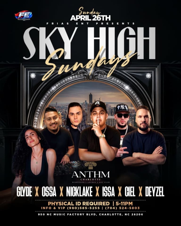 Event - Sky high Sundays  - Charlotte, North Carolina - April 26, 2026 | concert tickets