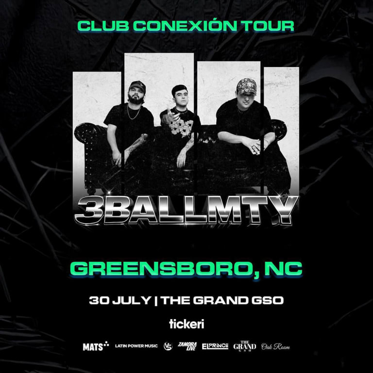 Event - 3BallMTY en concierto en Greensboro - Greensboro, North Carolina - July 30, 2026 | concert tickets