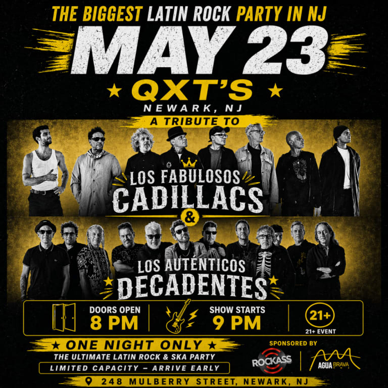 Event - Los Fabulosos Cadillacs y Autenticos Decadentes (El Tributo) - Newark, New Jersey - May 23, 2026 | concert tickets
