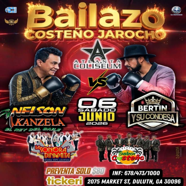Event - Nelson Kanzela y Bertin y su Condesa - Duluth, Georgia - June 6, 2026 | concert tickets