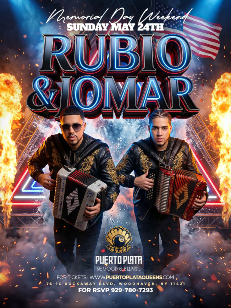 Event - EL RUBIO ACCORDION & JOMAR RODRIGUEZ MEMORIAL WEEKEND PARTY - Queens, New York - May 24, 2026 | concert tickets