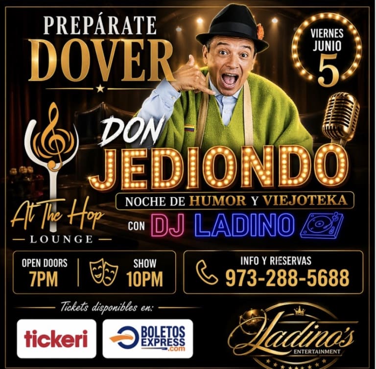 Event - DON JEDIONDO EN VIVO - Dover, New Jersey - June 5, 2026 | concert tickets