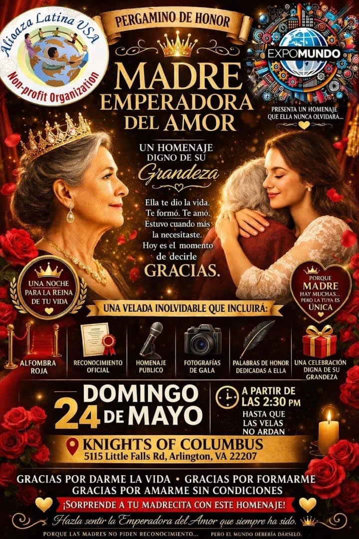 Event - Madre emperadora del amor - Arlington, VA - Sun, May 24, 2026} | concert tickets