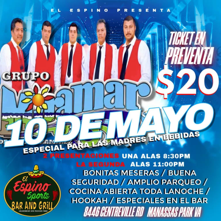 Event - Celebrando el día de las madres  - Manassas Park, VA - Sun, May 10, 2026} | concert tickets