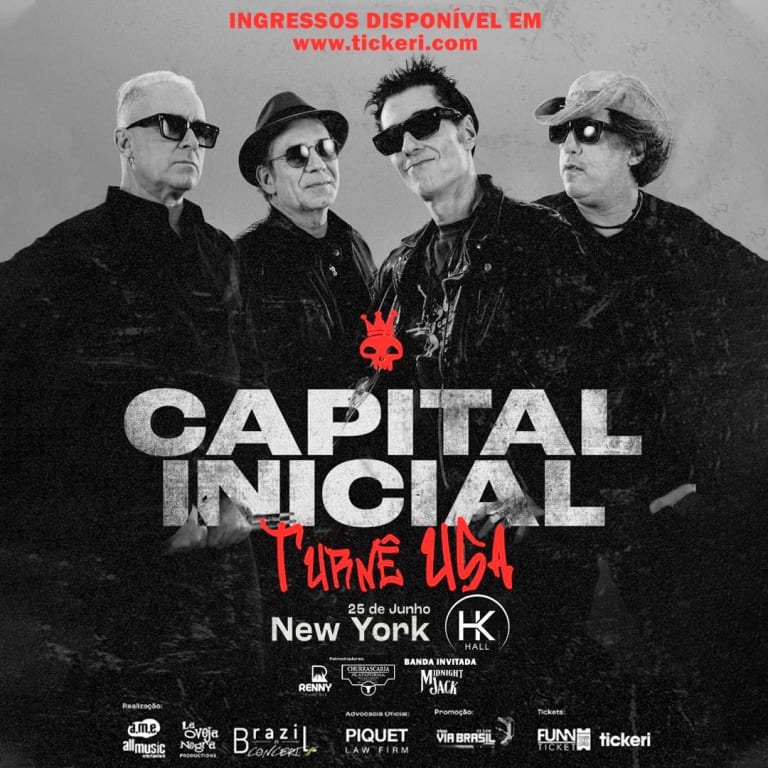 Event - Capital Inicial en New York (Opening Band Midnight Jack) - New York, NY - jue, 25 de junio de 2026} | concert tickets
