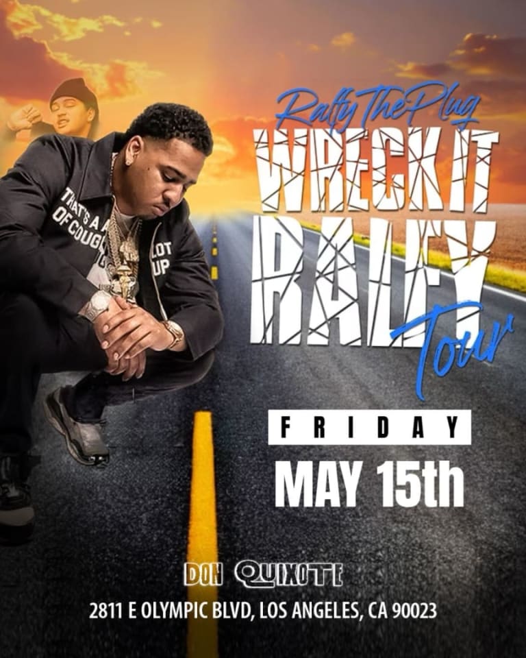 Event -  Ralfy The Plug Wreck It Ralfy Tour - Los Angeles - Los Angeles, California - May 15, 2026 | concert tickets