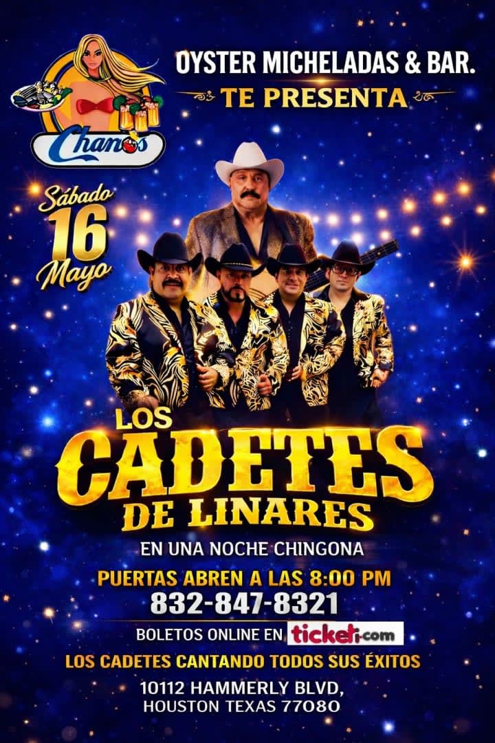 Event - Los Cadetes De Linares - Houston, TX - Sat, May 16, 2026} | concert tickets