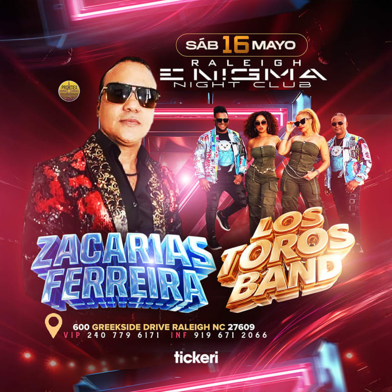 Event - ZACARIAS FERREIRA - Raleigh, NC - Sat, May 16, 2026} | concert tickets