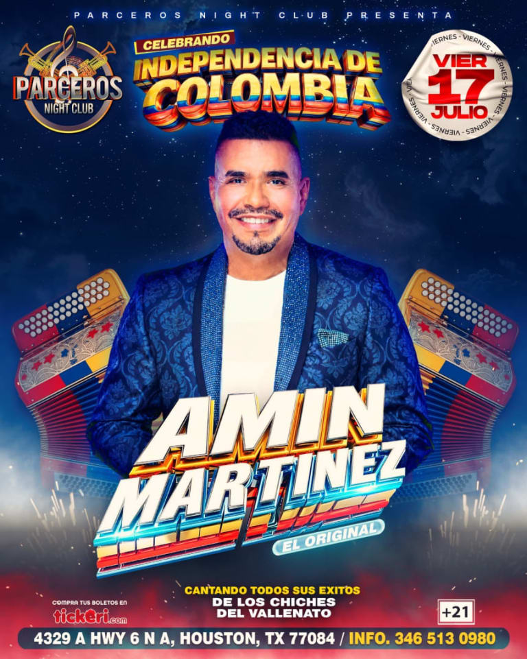 Event - AMIN MARTINEZ “EL ORIGINAL” EN HOUSTON - Houston, TX - vie, 17 de julio de 2026} | concert tickets