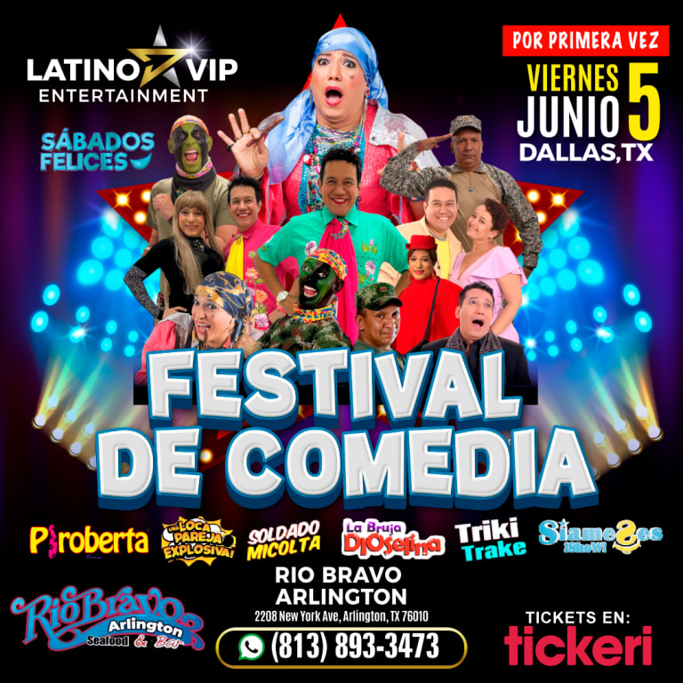 Event - FESTIVAL DE COMEDIA en "DALLAS,TX" - Arlington, TX - vie, 5 de junio de 2026} | concert tickets
