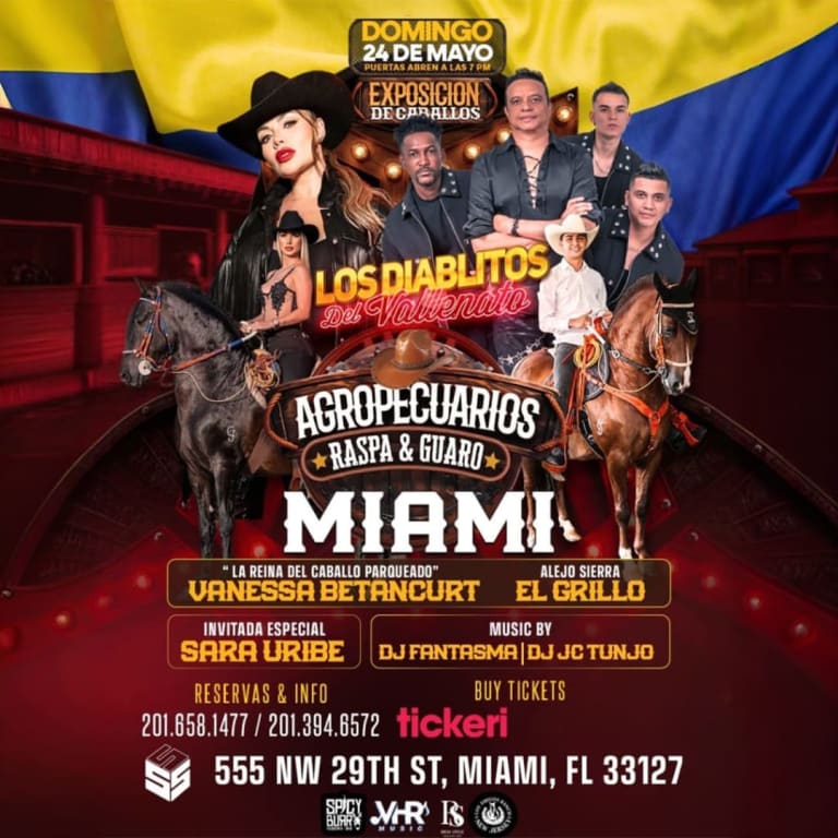 Event - Ranchenato Agropecuario “ MIAMI “  con Los Diablitos del Vallenato en Concierto  - Miami, FL - dom, 24 de mayo de 2026} | concert tickets