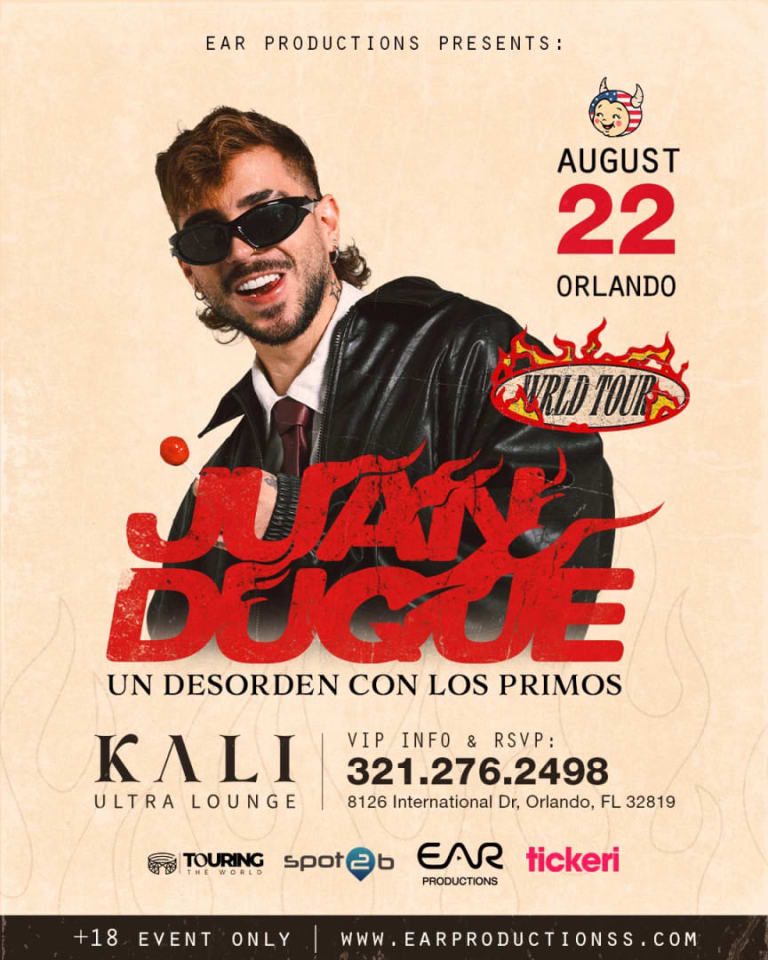 Event - Juan Duque en Orlando, Fl - Orlando, FL - Sat, August 22, 2026} | concert tickets