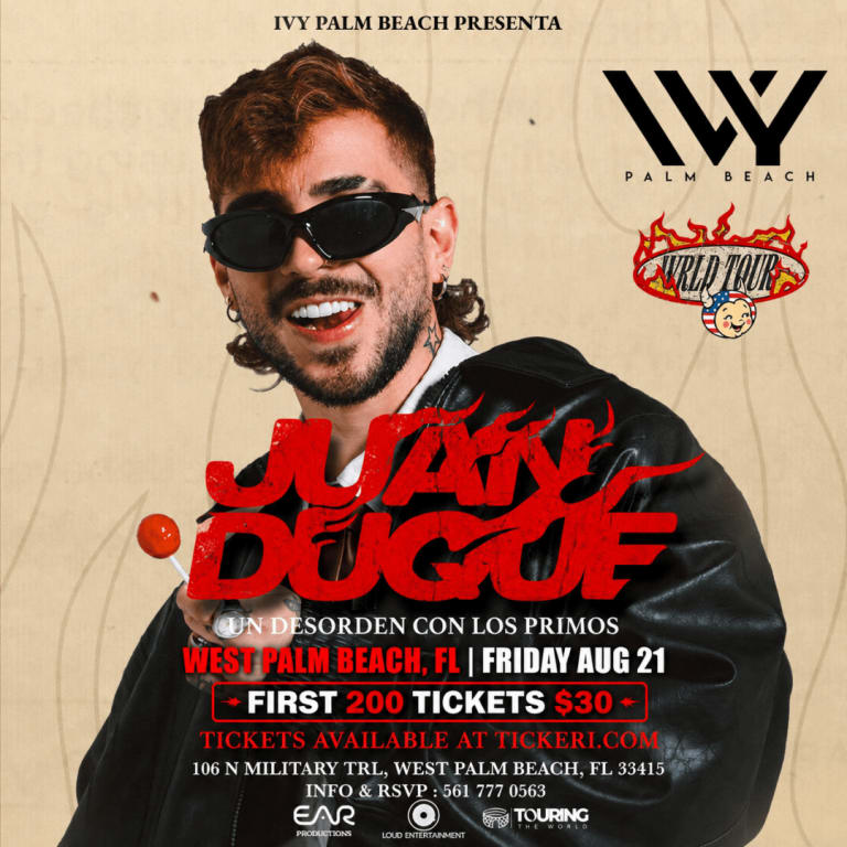 Event - Juan Duque en IVY PALM BEACH! - West Palm Beach, FL - vie, 21 de agosto de 2026} | concert tickets