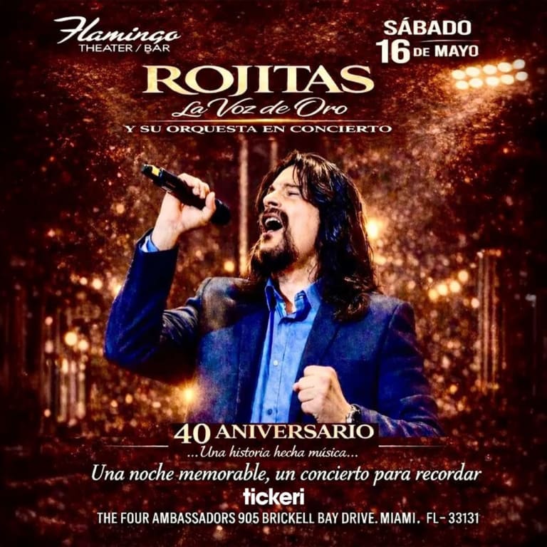 Event - Rojitas La Voz De Oro Y Su Orquesta En Concierto - Miami, FL - Sat, May 16, 2026} | concert tickets