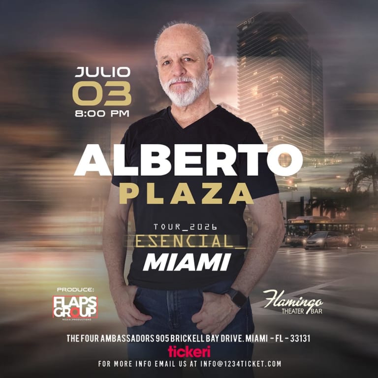 Event - Tour 2026 Esencial - Alberto Plaza - Miami, Florida - July 3, 2026 | concert tickets