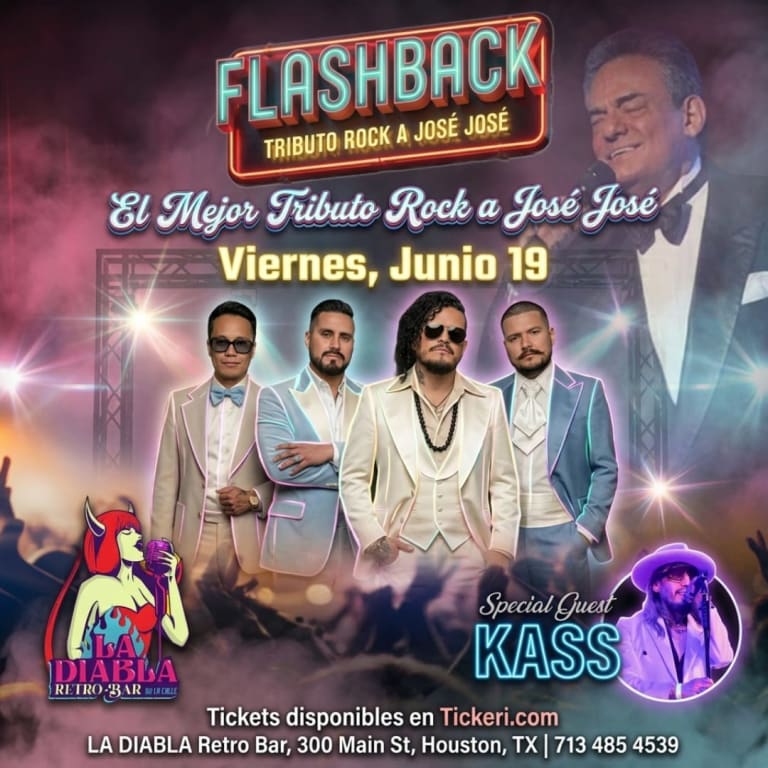 Event - Flashback: El Mejor Tributo Rock a José José - Houston, Texas - June 19, 2026 | concert tickets