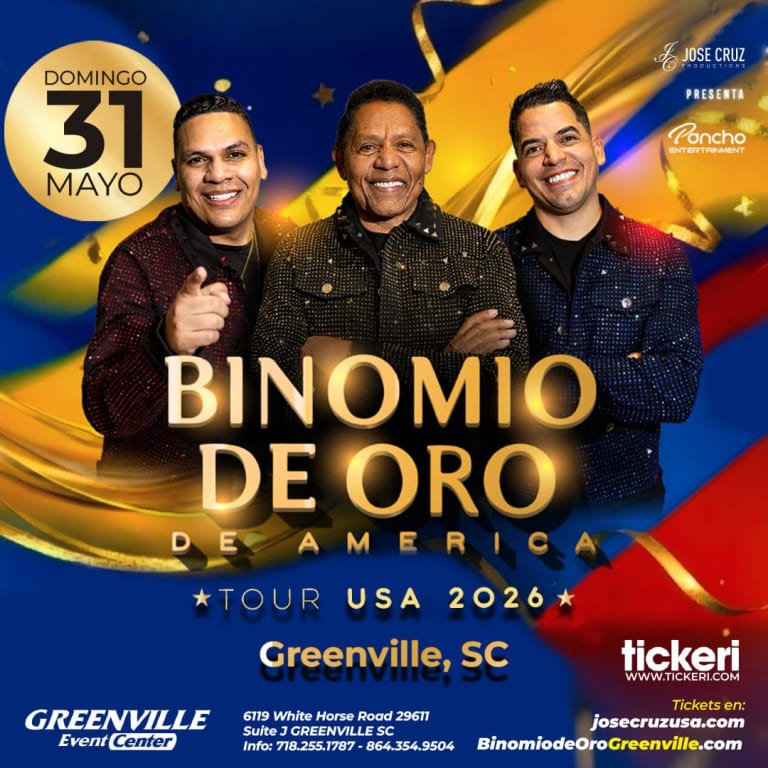 Event - Binomio de Oro en vivo en South Carolina - Greenville, SC - dom, 31 de mayo de 2026} | concert tickets