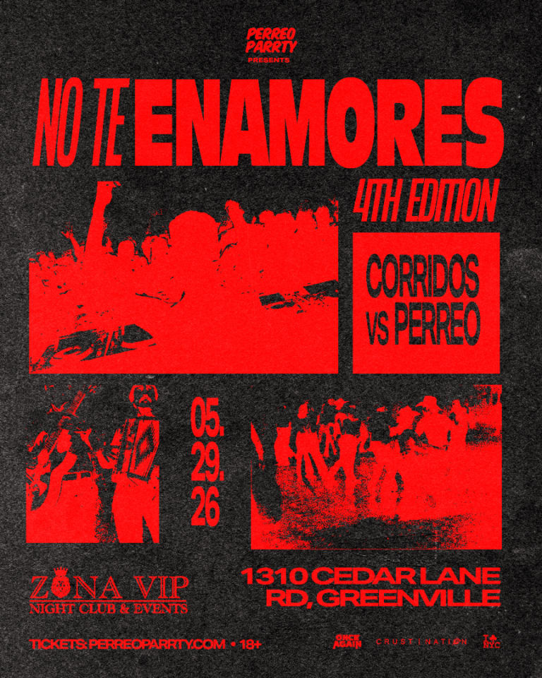 Event - NO TE ENAMORES FEST 4 - Corridos v Reggaeton Greenville Warehouse Party 18+ - Greenville, South Carolina - 29 de mayo de 2026 | concert tickets