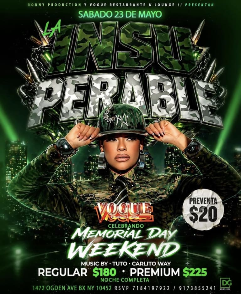 Event - LA INSUPERABLE EN NEW YORK LIVE - bronx, NY - Sat, May 23, 2026} | concert tickets