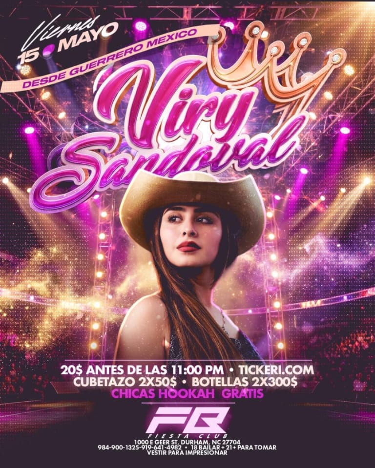 Event - NOCHE CALENTANA - Durham, North Carolina - 15 de mayo de 2026 | concert tickets