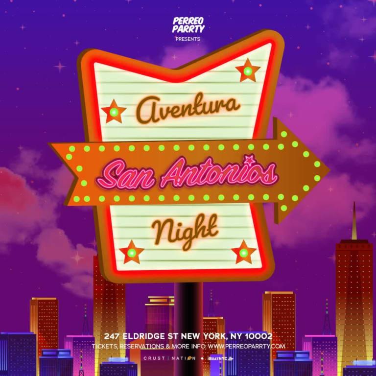 Event - Aventura Night - #1 Bachata Party at San Antonios NYC - New York, NY - sáb, 2 de enero de 2027} | concert tickets