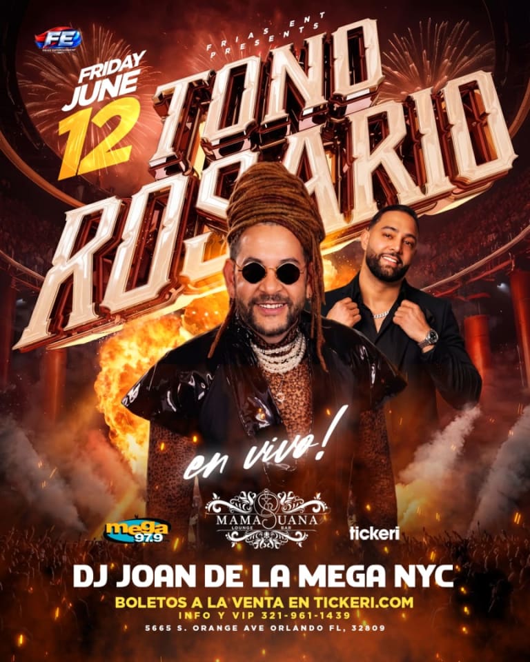 Event - Toño Rosario  - Pine Castle, FL - Fri, June 12, 2026} | concert tickets