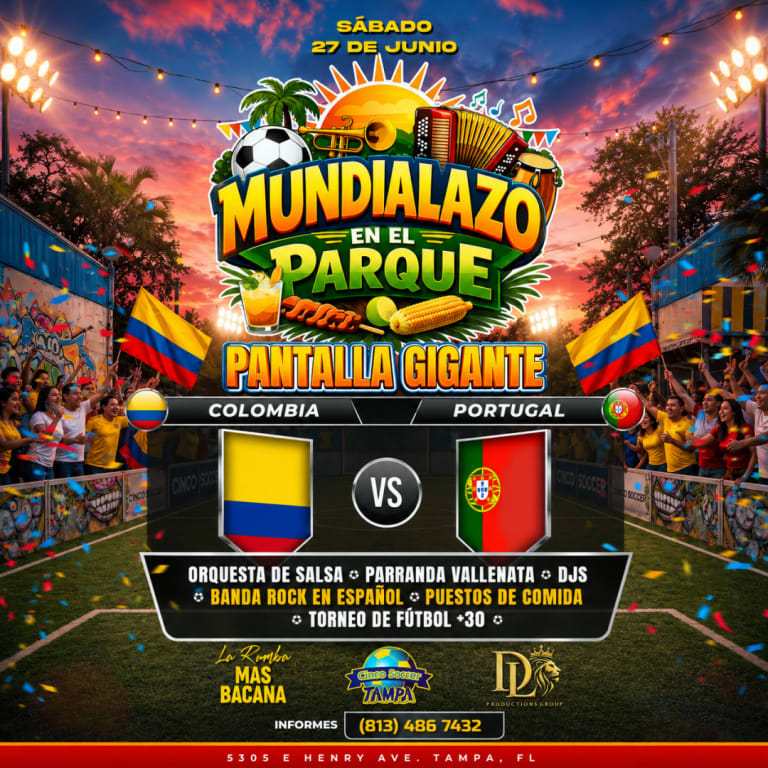 Event - Mundialazo En EL Parque "Vive la emocion" - Tampa, Florida - June 27, 2026 | concert tickets