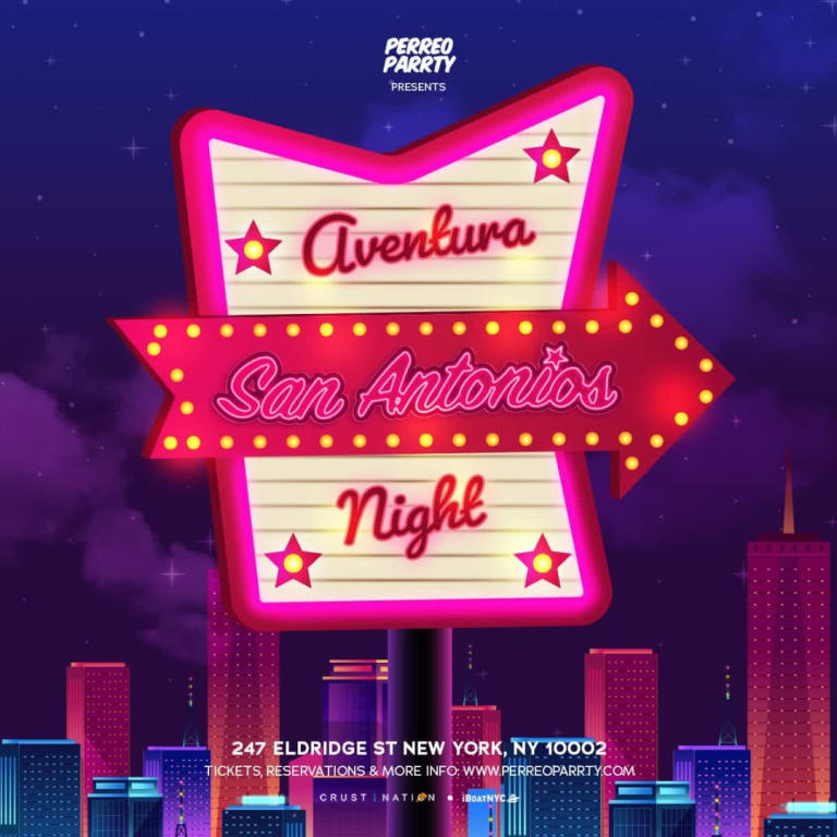 Event - Aventura Night - #1 Bachata Party at San Antonios NYC - New York, New York - 5 de julio de 2026 | concert tickets