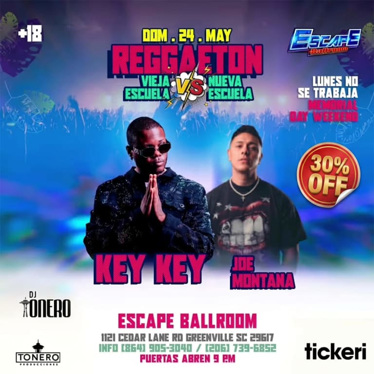 Event - Key Key -Joey Montana En Greenville - Greenville, SC - dom, 24 de mayo de 2026} | concert tickets
