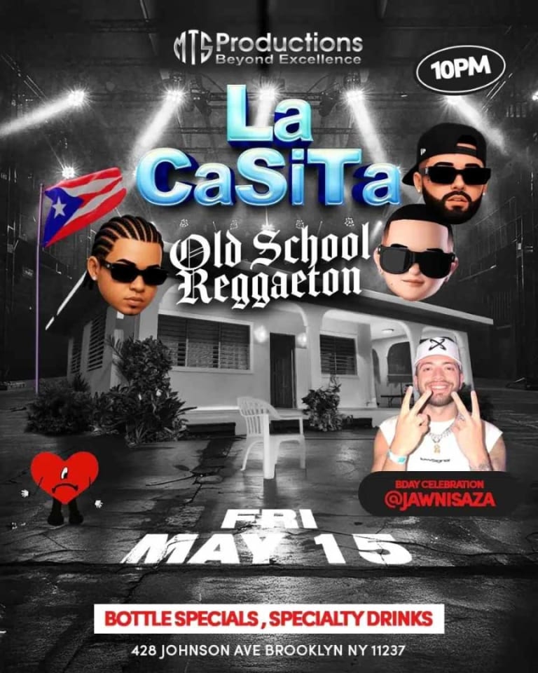 Event - Old School Reggaeton Party NYC at La Casita Brooklyn - Brooklyn, New York - May 15, 2026 | concert tickets