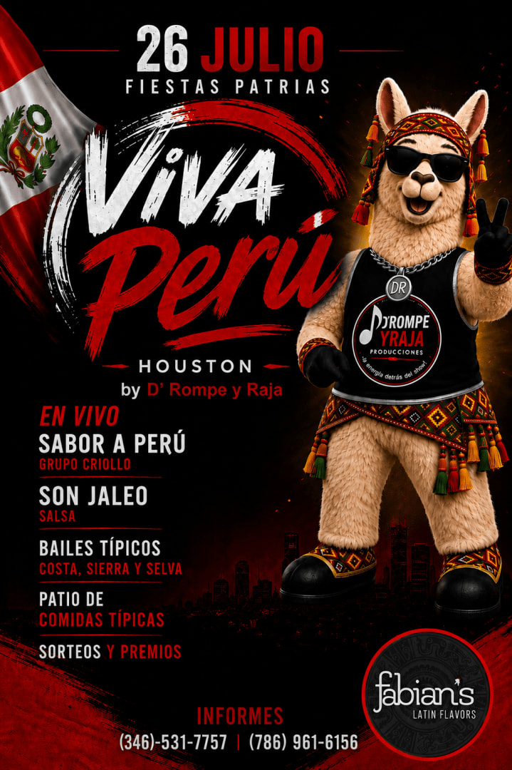 Event - 🇵🇪 VIVA PERÚ  - HOUSTON 🇵🇪 - Houston, Texas - July 26, 2026 | concert tickets