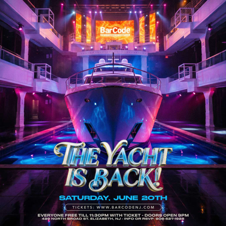 Event - Yacht Party @ BarCode! The Boat is back in the Pool! - Elizabeth, NJ - sáb, 20 de junio de 2026} | concert tickets