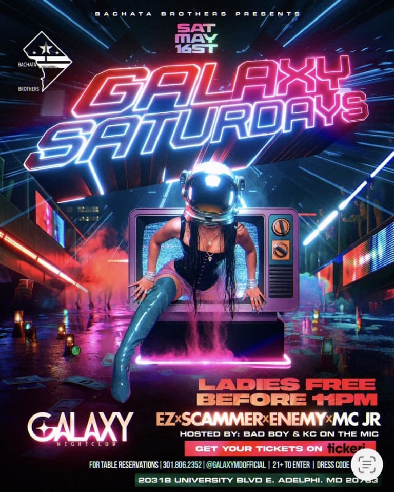 Event - Galaxy Saturdays! El Party #1 de los Sabados  - Hyattsville, MD - Sat, May 16, 2026} | concert tickets