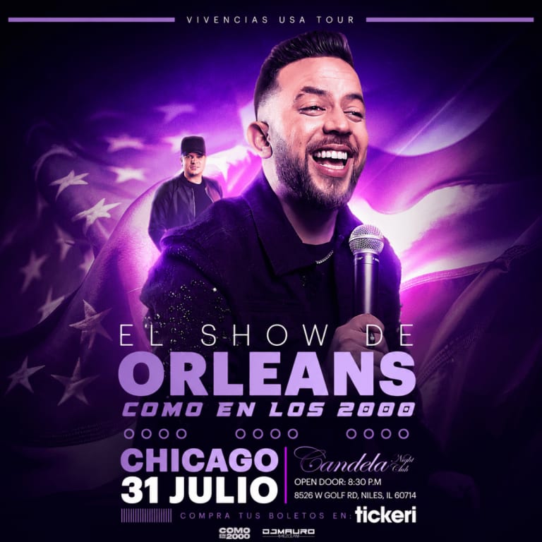 Event - EL SHOW DE ORLEANS COMO EN LOS 2000 - CHICAGO  - Niles, Illinois - 31 de julio de 2026 | concert tickets
