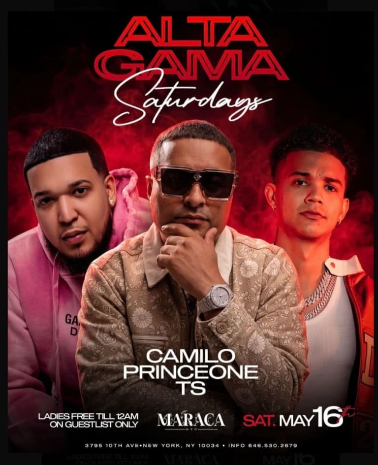Event - Alta Gama Saturdays DJ Camilo Live At Maraca NYC - New York, New York - May 16, 2026 | concert tickets