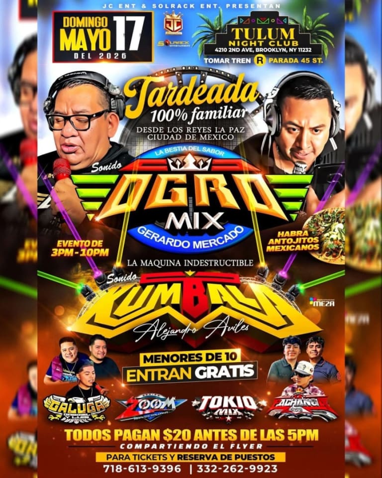Event - Tardeada 100% familiar  - Brooklyn, New York - 17 de mayo de 2026 | concert tickets