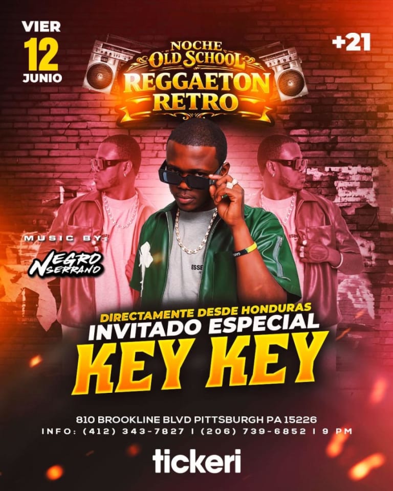 Event - Reggaeton Retro Artista Invitado Key Key Pittsburg  - Pittsburgh, Pennsylvania - June 12, 2026 | concert tickets