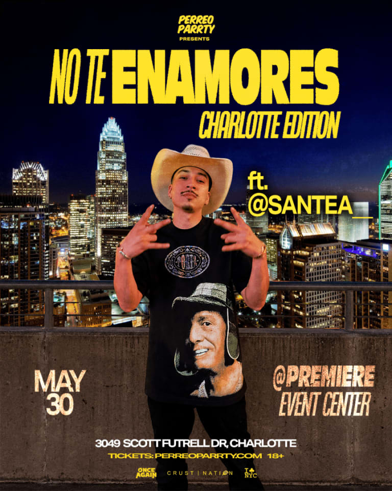 Event - NO TE ENAMORES FEST 4 - Corridos v Reggaeton Greenville Warehouse Party 18+ - Charlotte, North Carolina - May 30, 2026 | concert tickets