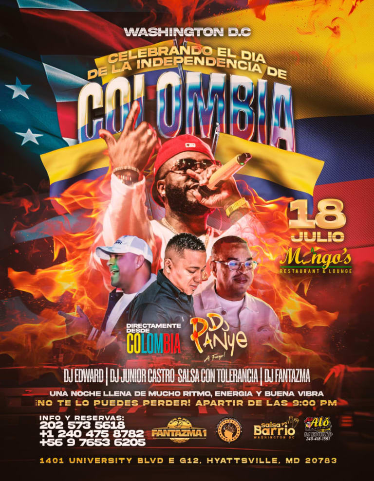 Event - Independencia De Colombia DJ PANYE - Hyattsville, Maryland - July 18, 2026 | concert tickets